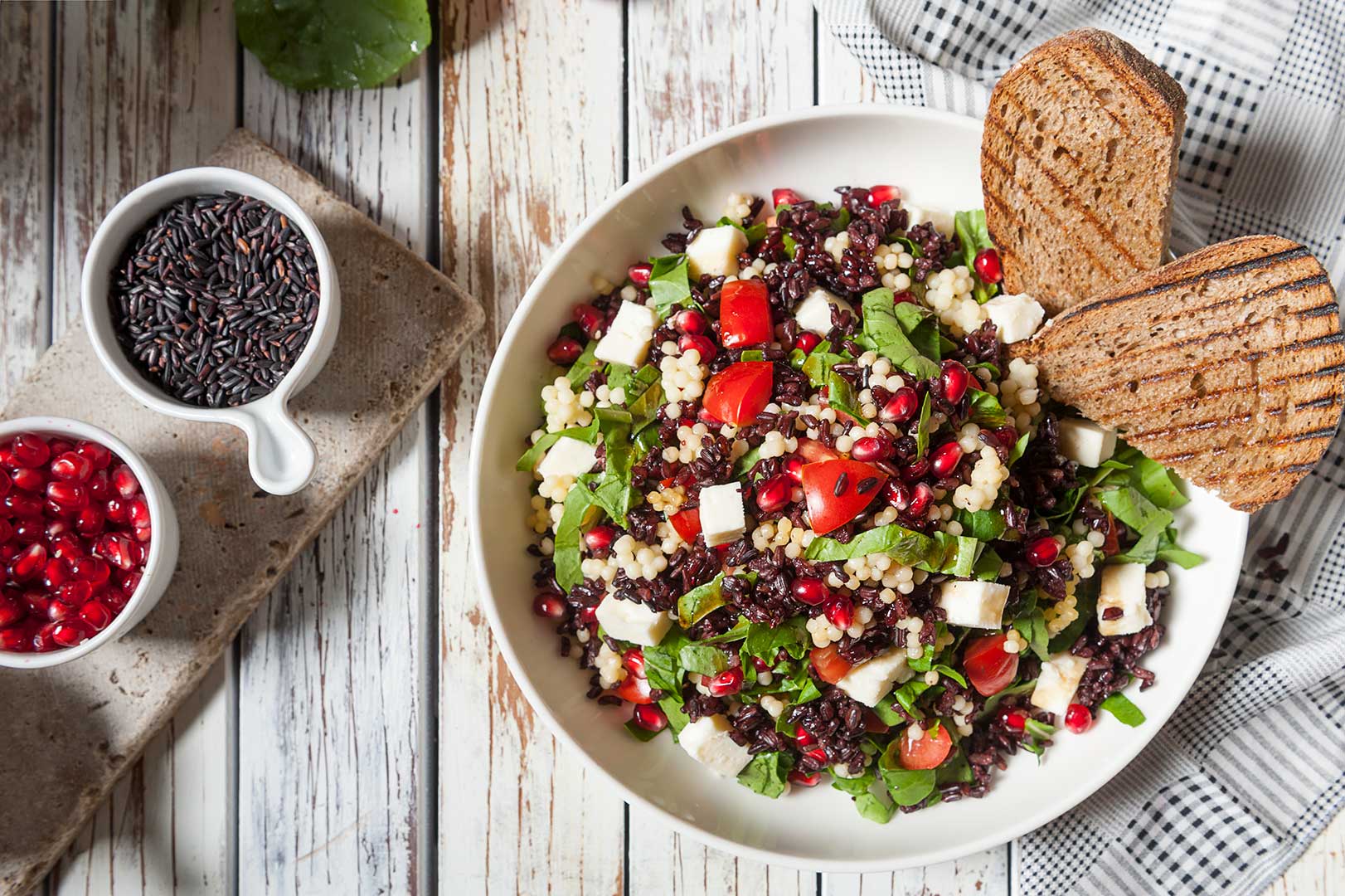 Cookshop lezzetli yemek ve brasserie masası
